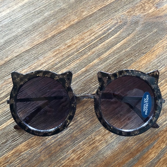 Cutest ever kitty cat glitter sunglasses - NEW!! - Picture 2 of 3